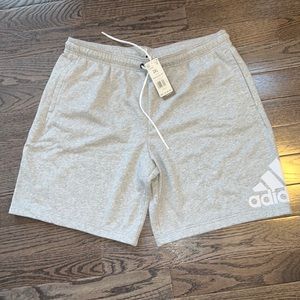 New! - Adidas Fleece Loose Fit Shorts - 2XL